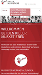 Mobile Screenshot of kieler-musketiere.com